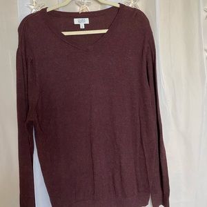 Long sleeve cotton sweater